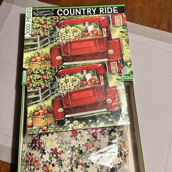 “Country Ride” Go! Susan Winget 1000 piece puzzle - Picture 3 of 3